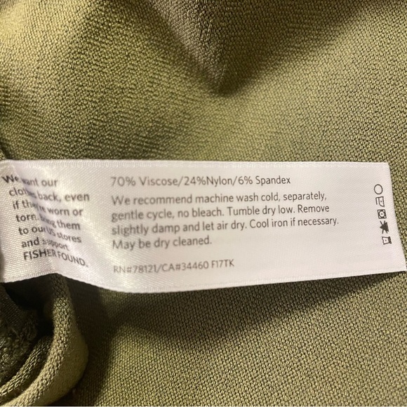 EILEEN FISHER NWOT Washable Stretch Crepe Pant in Branch - Picture 5 of 5